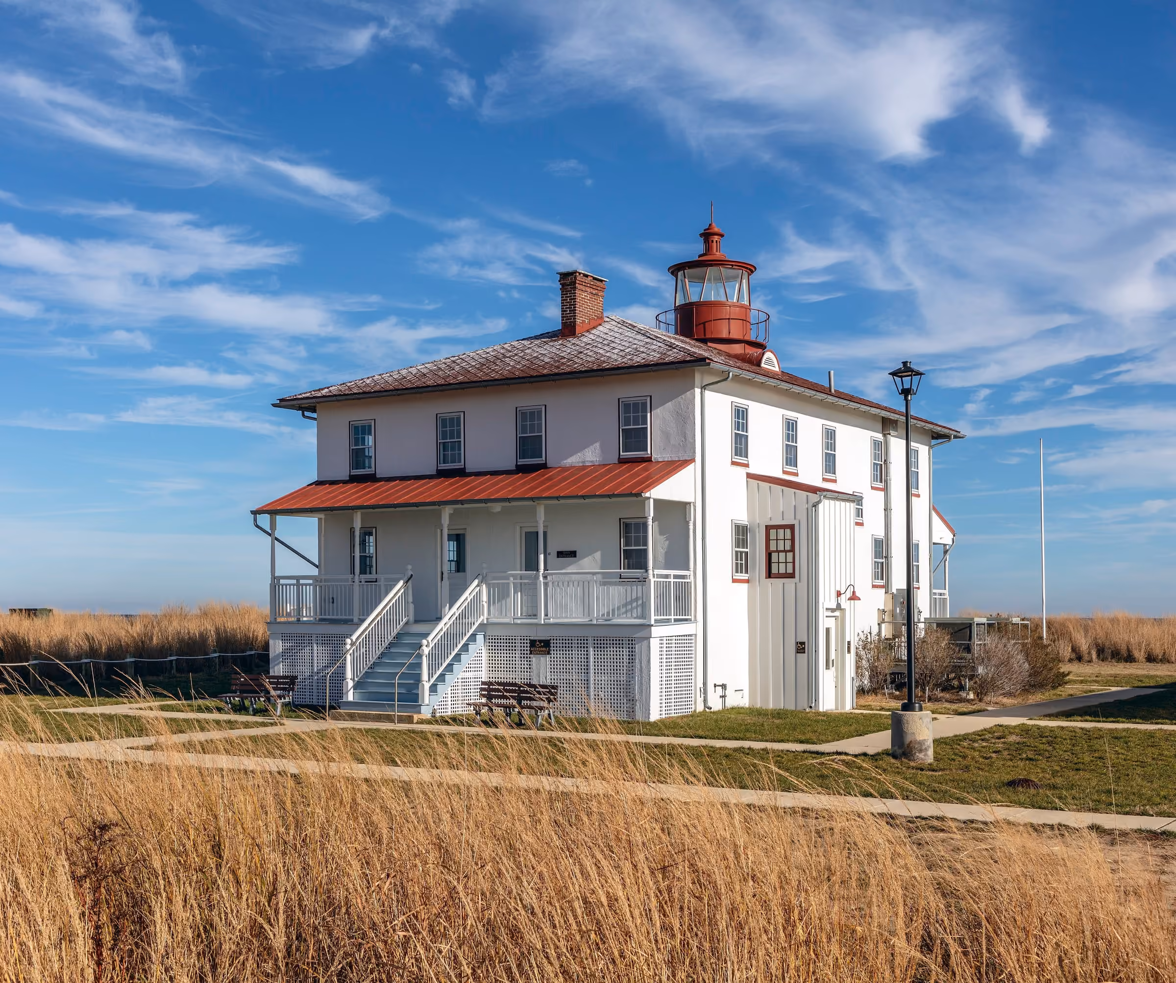 Point Lookout Lighthouse at Point Lookout State Park, St. Mary's County