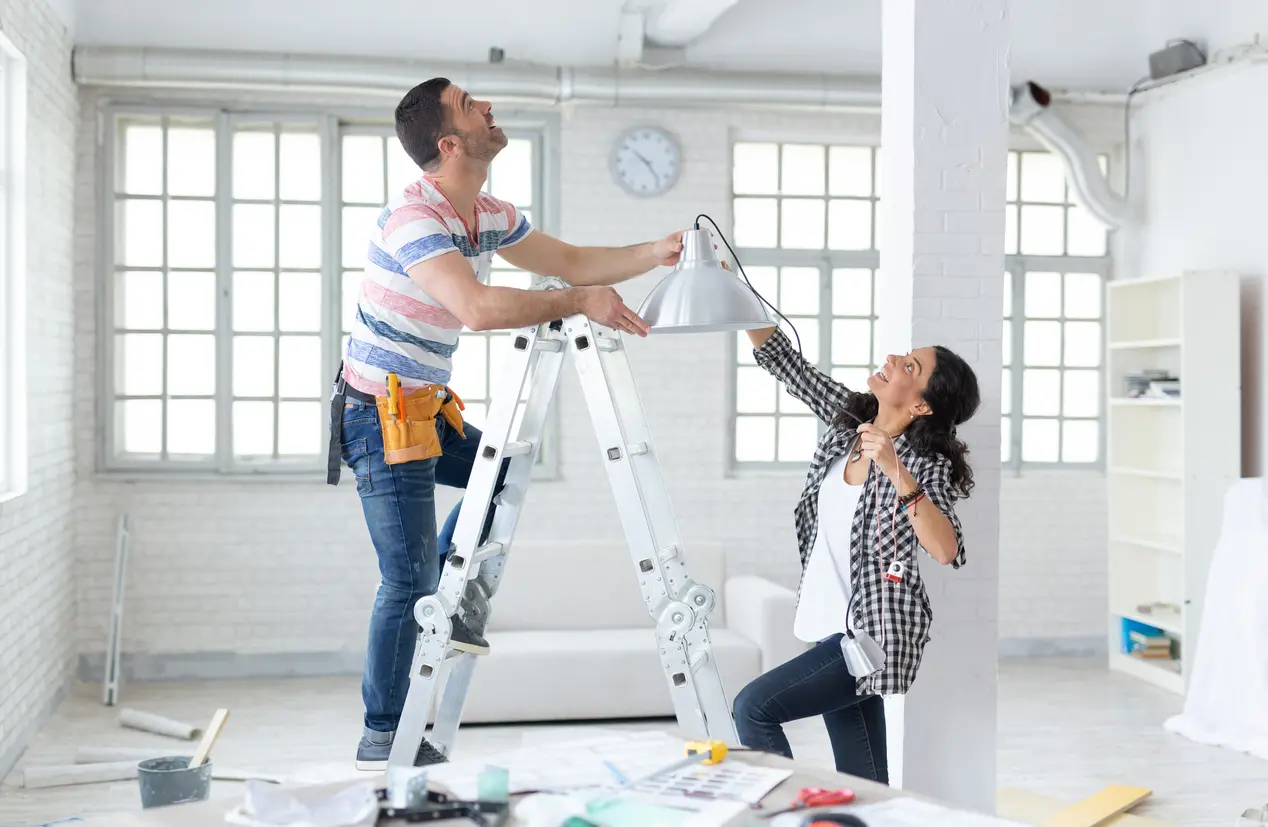 Landlord Remodeling the Common Area of Their Rental Property in Charles County