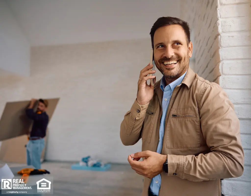 property manager taking care of a home