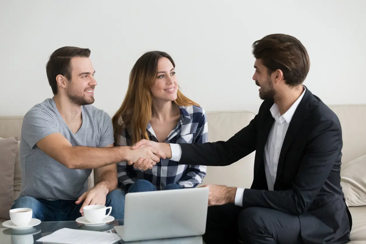 Calvert County Renters Shaking Hands with a Property Manager